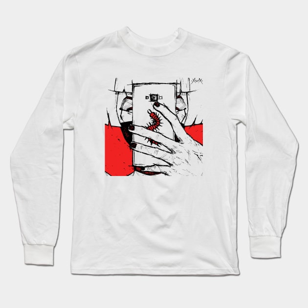 SCOLOPENDRA tumblr girl Long Sleeve T-Shirt by thappier